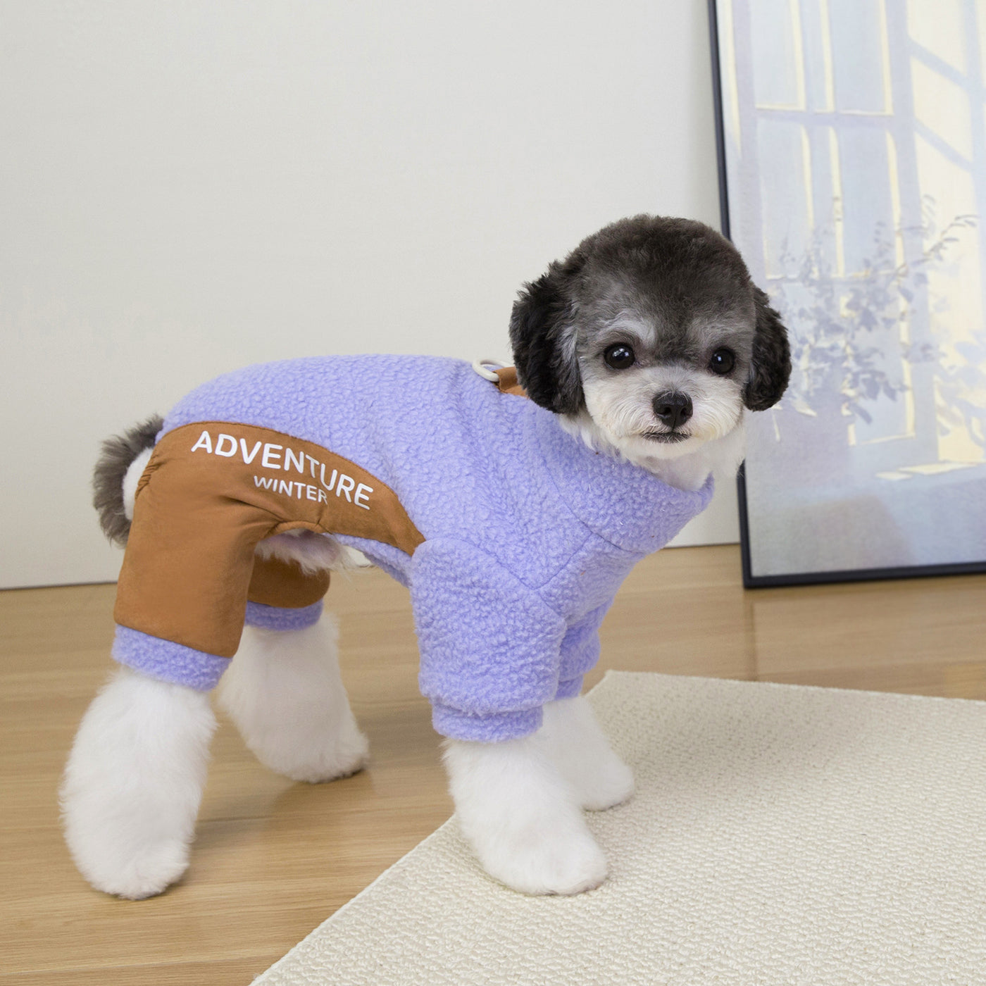 Dog Four-legged Thickened Warm-keeping And Cold-proof Pet Clothes