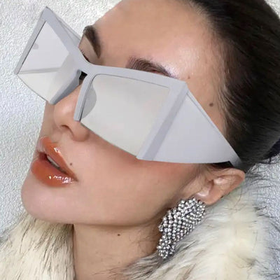 Y2g Special-shaped Half-frame Niche Sunglasses