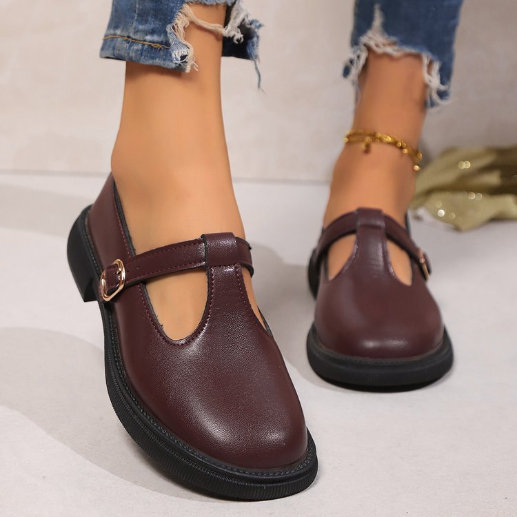 Word Buckle Stylish Casual Shoes Women