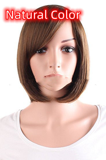 Wig Women's Short Hair Headgear