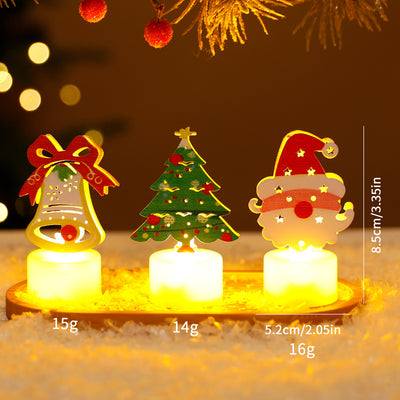 LED Electronic Candle Light Christmas Tree Creative Decoration