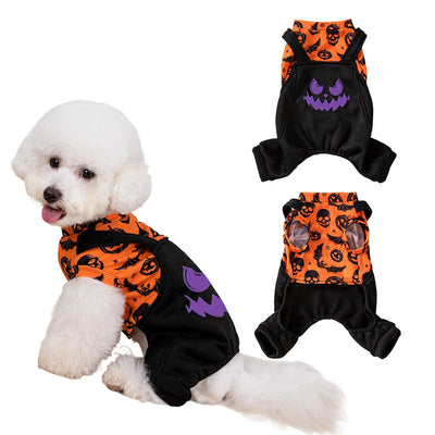 Halloween Party Creative Printing Pet Dog Costume
