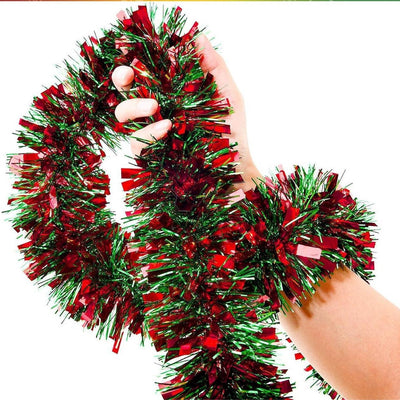 Christmas Golden Red Green Bubble Silk Wool Tops Latte Art