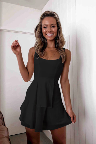 Lace Hollow Fashion Dress Sparkling Highlights Knitted Fabric Slim Hip Skirt