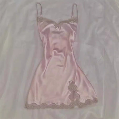 Ribbon Bow Lace Vintage Casual Sexy Fashion Strap Dress