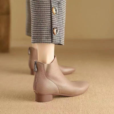 Women's Thick Bottom Vintage Martin Boots Women's Mid-calf Soft Bottom Wholesale