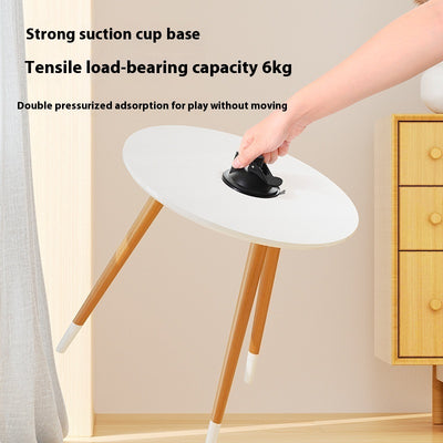 Strongly Fixed Handheld Lengthened Steel Screw Rod With Bell Sucker Cat Teaser